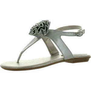 Me Too kori Silver ChildG Sandals 12 NEW